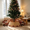 thumbnail image 2 of Qocolcyl Extra Large Rattan Christmas Tree Collar Basket - Rustic Handcrafted Christmas Tree Stand Cover Woven Tree Skirt Collar Christmas Tree Decoration Farmhouse Indoor Decorations for Home, 2 of 7