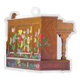 thumbnail image 1 of Adorno navideño, adorno de piano de canción sorpresa personalizado, Adorno de piano floral, adecuado para Navidad, 1 of 5