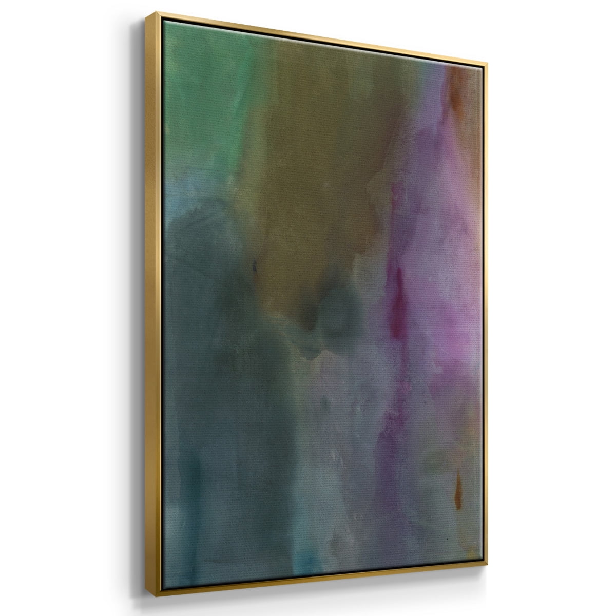 Simple Yet Affecting Framed Premium Gallery Wrapped Canvas - Ready to Hang - 25 x 37 - Gold Floating Frame