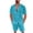 Blue*, variant on RUTAYY Men's Outfits 2 Piece Solid Color Short Sleeve Turndown Collar Shirts Shorts with Pocket Lightweight Breathable Vacation Travel Clothing Sets