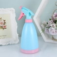 thumbnail image 2 of CIMAXIC hand press bottle Hand Pressure Spray Bottle Spray Bottle Plastic Spray Bottle Big Capacity Plastic Bottle Storage Container for School (Blue),3.15"X3.15"X7.87", 2 of 5