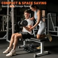 thumbnail image 5 of GIKPAL 110(55lb*2) 5 in 1 Adjustable Dumbbell 55LB set of 2 Adjustable Free Weights Plates , 1 Sec Fast Change Weights with Anti-Slip Handle, 5 Weight Options for Full Body Workout Suitable Men/Women, 5 of 8