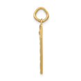 thumbnail image 2 of 14K Yellow Gold Charm Pendant Themed 7 Diamond-Cut 25 mm 10, 2 of 3