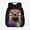 Colorful Otter Pattern, variant on Floral Cat Face Pattern Lightweight Preschool Backpack for Hiking Preschool Use, Top Handle Preschool Kids Polyester School Bag