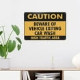thumbnail image 4 of Caution Beware Of Vehicle Exiting Car Wash Sign Tin Sign Warning Metal Sign Vintage Sign Wall Decor for Home Farm Bar Coffee Shop Club Decoration 8x12 Inch, 4 of 7