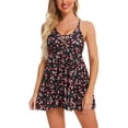 thumbnail image 2 of Liquidation! NMMUED Robe de Bain, Maillot de Bain Deux Pièces pour Femmes, Maillots de Bain Dos Nu pour Femmes, Maillot de Bain pour Femmes, Maillots de Bain à Col en V pour Femmes, Brun P, 2 of 7