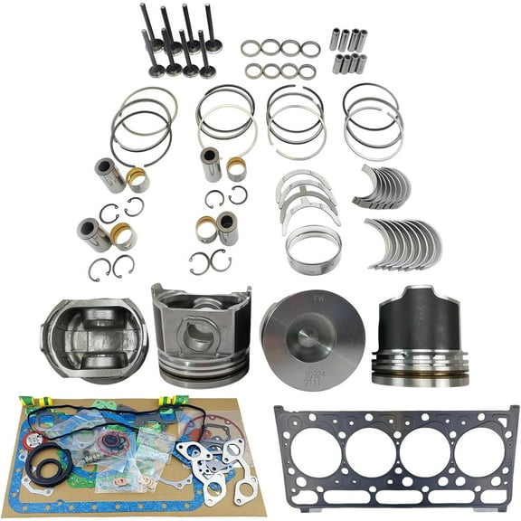 V2403 Engine Overhaul Rebuild Kit (No cylinder liner) Combustion Chamber 42mm For Kubota V2403 V2403T V2403M V2403MDI V2403DI Engine KX161-3 Excavator For Bobcat T190 S150 1G924-21112