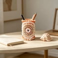 thumbnail image 4 of Portalápices con forma de concha marina | Organiza tus artículos de escritorio | Accesorio de decoración playera para la oficina en casa, 4 of 7