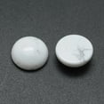 thumbnail image 2 of 5pcs Howlite Cabochons Half Round 12x5~6mm, 2 of 2