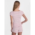 thumbnail image 3 of No Boundaries Cloud Core Scoop Neck Sleep Tee, Women's XXS-3X, 3 of 5