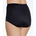 thumbnail image 2 of Women's Bali X372 Lace Tummy Panel Shaping Brief Panty - 2 Pack (Black/Black M), 2 of 2