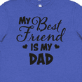 thumbnail image 4 of Inktastic My Best Friend is My Dad with Hearts Youth T-Shirt, 4 of 5