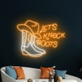 thumbnail image 3 of Handmadetneonsign Let's Knock Boots Cowboy Led Sign, Cowboy Neon Light, Cowgirl Disco Neon Sign, 3 of 5