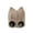 Khaki, variant on Youth Cartoon Knit Cap Dual Point-Ear Goggle Splice Elastic Band for Town Outings Gray