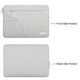 thumbnail image 2 of Mosiso Laptop Sleeve Bag for 13-13.3 Inch MacBook Pro/Air, Ultrabook Netbook Tablet Polyester Fabric Protective Carrying Case Cover, Gray, 2 of 6
