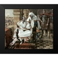 thumbnail image 2 of Tissot, James Jacques 14x12 Black Modern Framed Museum Art Print Titled - Message From Pilates Wife, 2 of 5