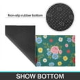 thumbnail image 6 of Pioneer Flower Floral Print Pattern Kitchen Rugs Sets Of 2, Anti Fatigue Non Slip Washable Floor Mats for Kitchen Sink Laundry, 17X30 Inch + 17X47 Inch, 6 of 6