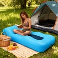 thumbnail image 2 of Transportable Air Filled Bed for Adults Quick Inflation Plan Denial Fan Required Comfortable Assist for Backpacking Beach Use, 2 of 8