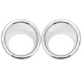 thumbnail image 2 of Pair of Front Bumper Fog Light Cover Trim ABS Fits for Jeep Wrangler 2007-2017, 2 of 3