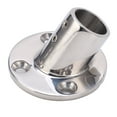 thumbnail image 2 of Base Ronde pour Main Courante de Bateau, Raccord de Base Ronde en Acier Inoxydable 316 pour Tube de 25mm/1 Po, 2 of 7