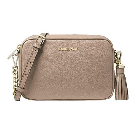 Michael Kors Ginny Ladies Medium Truffle Leather Crossbody Bag 32T8TF5M2L208
