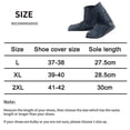 thumbnail image 5 of Botas de lluvia impermeables, cubierta para zapatos, botas de lluvia de silicona antideslizantes, cubierta con cremallera, deportes al aire libre, senderismo, Camping, Scooter, viaje, 5 of 5