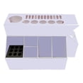 thumbnail image 1 of HILABEE Boîte de Rangement pour Outils de Coiffure Ciseaux Blancs, 1 of 8