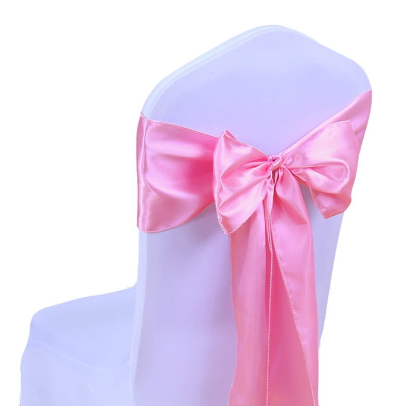 Details about   EnF Chair Sashes Organza Chair Cover Bows For Wedding Event Birthday Party Decor 