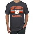 thumbnail image 1 of Wild Bobby City of Detroit Baseball Fantasy Fan Sports Men's T-Shirt, Charcoal, 4X-Large, 1 of 6