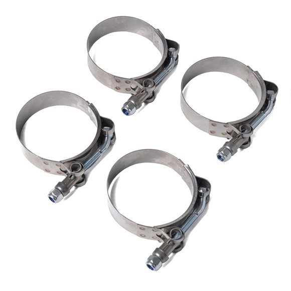 4PCS/Set 57-116mm T Type Strong Hose Clamp Stainless kit Fuel Steel Pipe Round Clamp Ship Car Tractor Industrial Pipe Clip