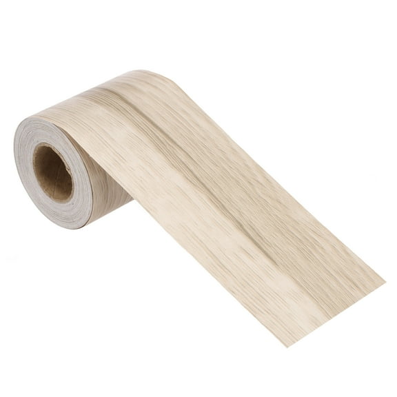 Uxcell Wood Grain Repair Tape, 2 Inch x 33 Feet Wood Grain Tape Wallpaper Border Trim for Furniture Floors Doors, Cream