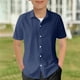 thumbnail image 2 of Polo de manga corta para niño REDARER: camisa informal de verano con botones para playa y uso diario, talla 11-12 años, 2 of 5