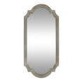 thumbnail image 6 of Kate and Laurel Fairbourne Farmhouse Scalloped Panel Wall Mirror, 20 x 42, Rustic Gray, Traditional Tall Decorative Mirror with Elegant Scalloped Edge for Coastal Home Decor, 6 of 8