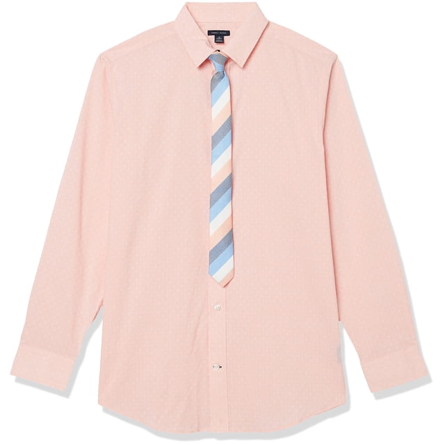 Camisa Tommy Hilfiger para niños de manga larga con corbata recta 8 Husky