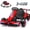 Red, variant on Joyracer 24V Go Kart for Kids 6-12, 2x400W Motors Electric Drift Car with Adjustable Length, 360°Drift Mode, 6.5 MPH High Speed Racing Car, Bluetooth Music, Red