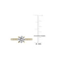 thumbnail image 3 of 1.16 Carat (Ctw VS1-VS2) Lab-Grown Diamond Engagement Ring 14K Yellow Gold for Women, 3 of 6