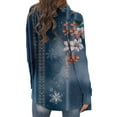 thumbnail image 6 of Uootdi Women's Boho Floral Print Cardigan Duster Long Open Front Kimono Jacket Lightweight Patchwork Casual Spring Summer Trendy Outerwear Multicolor Women Top, 6 of 6