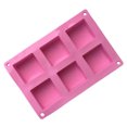 thumbnail image 2 of Yuarrent Moldes de silicona para pasteles, molde cuadrado para hornear pudín DIY-40-230 ℃, horno resistente al calor, Cupcake, bandeja Herramientas y accesorios para hornear, 2 of 6