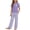 Purple, variant on Cethrio Girls' Pajama Sets Short Sleeve, Printed 2 Piece Casual Summer Girls' Sleepwear Pink Size 7-8 T
