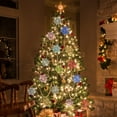 thumbnail image 5 of Gibobby Adornos decorativos de Navidad de plástico plateado con de nieve con, 36 unidades (F), 5 of 5