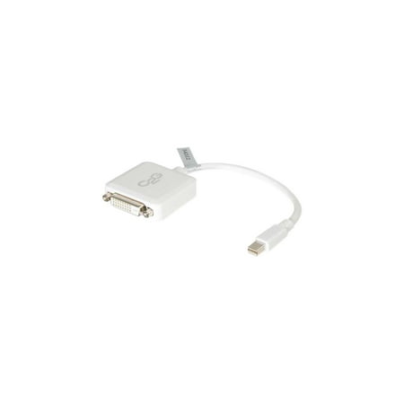 UPC: 0757120543121 | C2G 54312 Mini DisplayPort Male to Single Link DVI-D Female Adapter Converter  TAA Compliant  White (8 Inches)