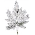 thumbnail image 1 of Vickerman A128202-4 18 in. Flocked Snow Ridge Spray with 12 Tip Count, 4 per Pack, 1 of 2