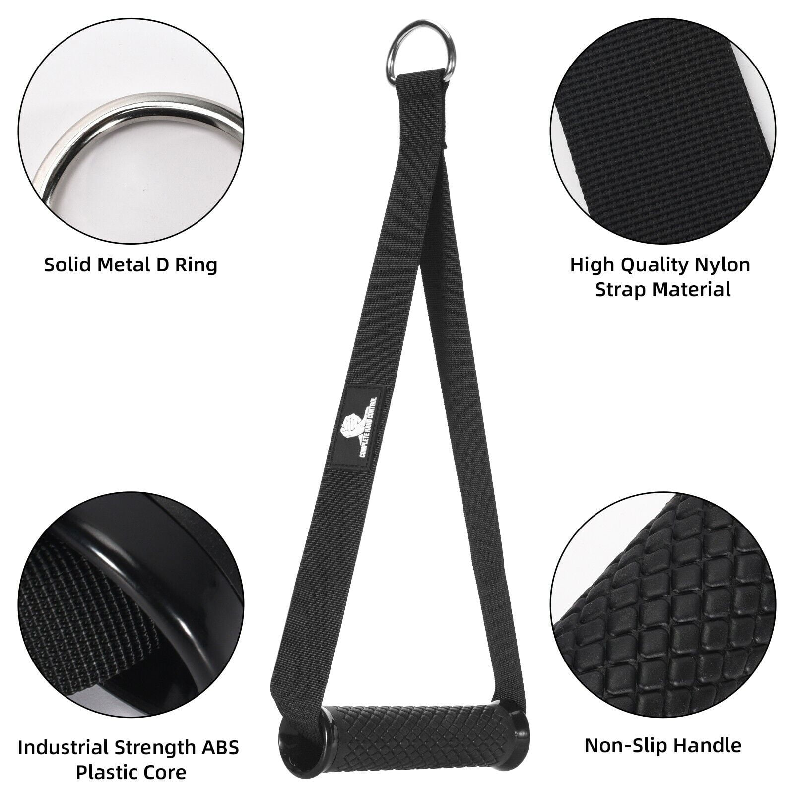 Arm Wrestling Handle Fat Grip Trainer - Set of 2 Custom Hands and Handles