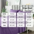 thumbnail image 5 of Lux Decor Collection 3 Piece Deep Pocket Bedroom Bed Sheet Set - Twin Sheets, Purple, 5 of 9
