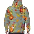thumbnail image 7 of Daiia Gnomes With Pumpkins for Men's Fashion Hoodies & Sweatshirts with Kangaroo Pocket Hooded Sweatshirt Breathable & Moisture Wicking-Medium, 7 of 7