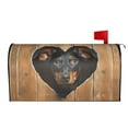 thumbnail image 2 of PHELIKA Housing Mart Dachshund Dog Pattern Magnetic Mailbox Covers Standard Size 21"H x 18"W, 2 of 8