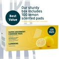 Lunderg Lemon Scented Super Absorbent Commode Pads Medical Grade