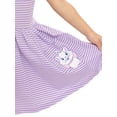 thumbnail image 4 of Disney Classics Marie Toddler Girl Short Sleeve Striped Dress with Graphic Pockets, Sizes 12M-5T, 4 of 8