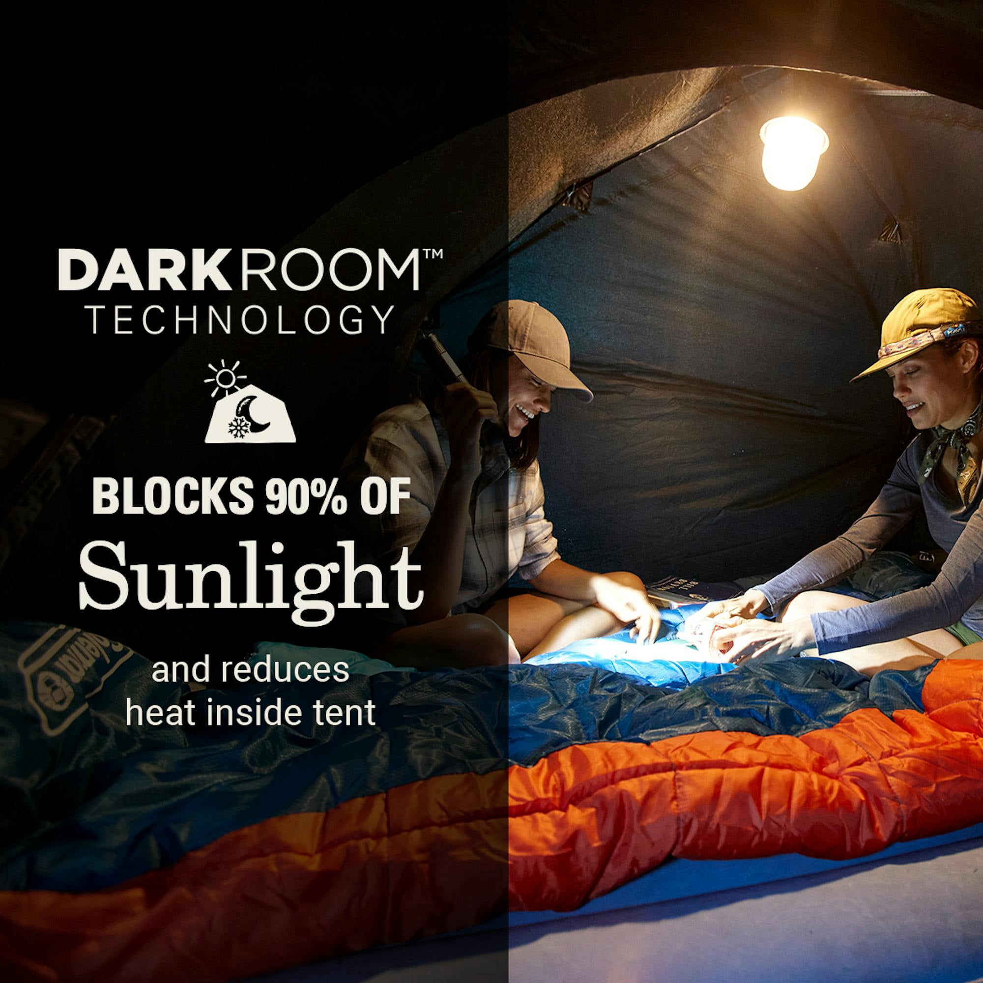 Coleman Skydome™ 4-Person Screen Room Camping Tent with Dark Room™ Technology