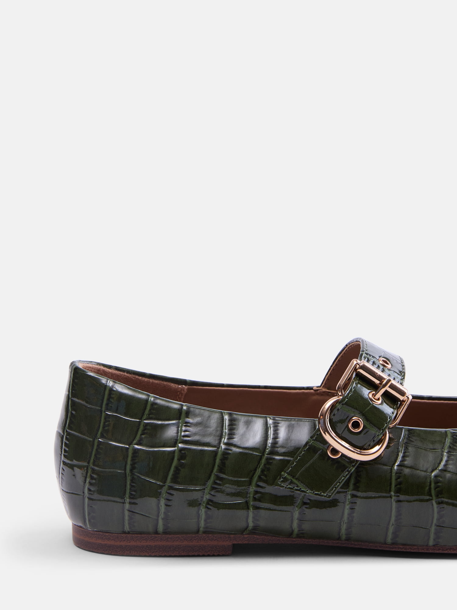Free Assembly Women's Croco Mary Jane Flats